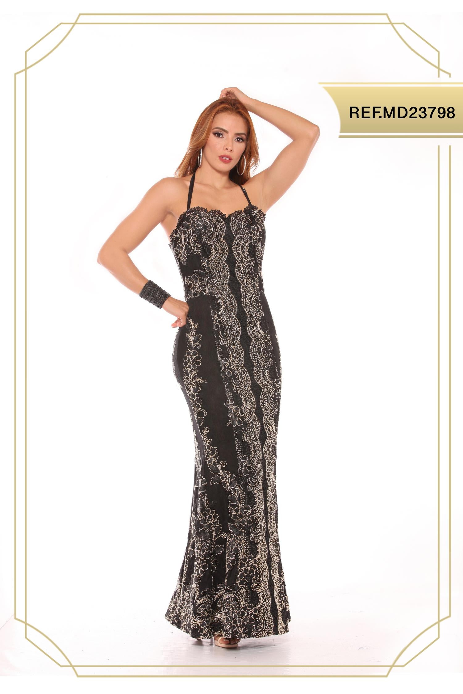 Ref. 003 -MD23798 Vestido de fiesta - Ropa Colombiana