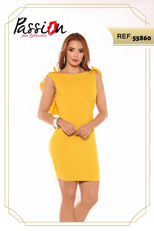 Ref. 003 -ID55860AP Vestido Corto Americano Para Fiesta - Ropa Colombiana