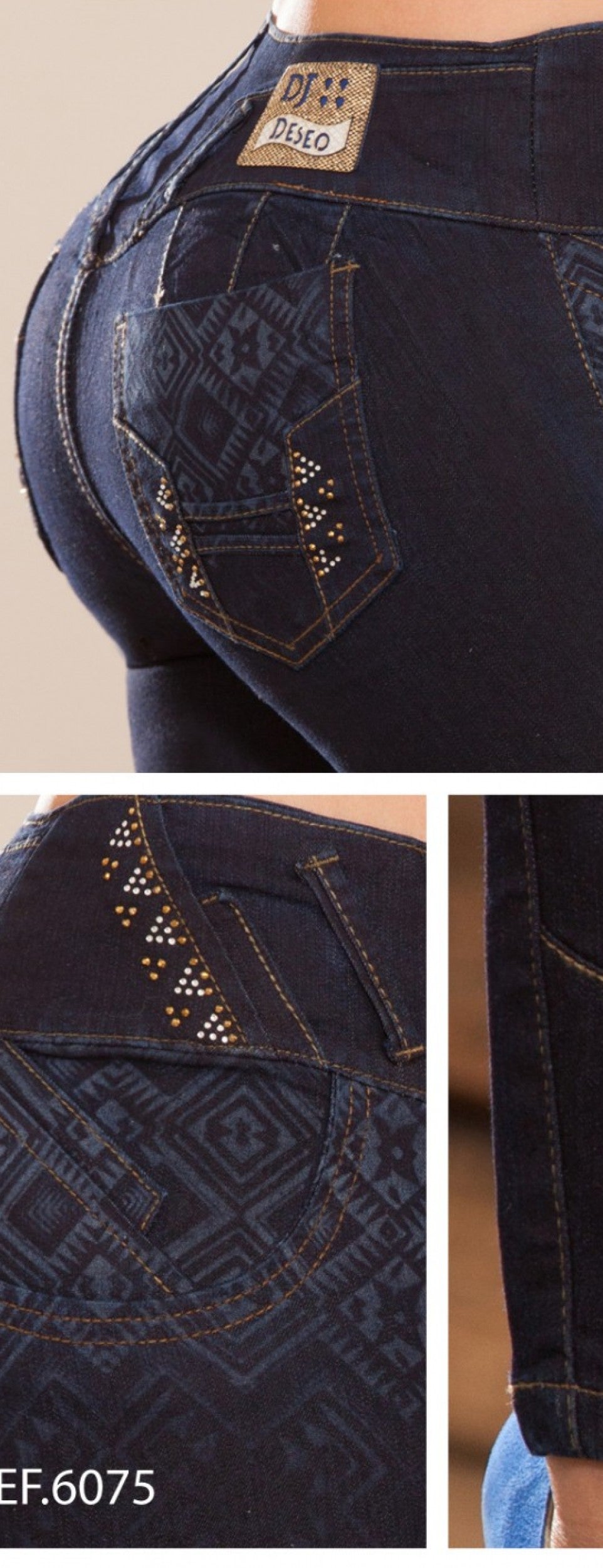 Ref. 006 -6075 Jean Deseo - Ropa Colombiana