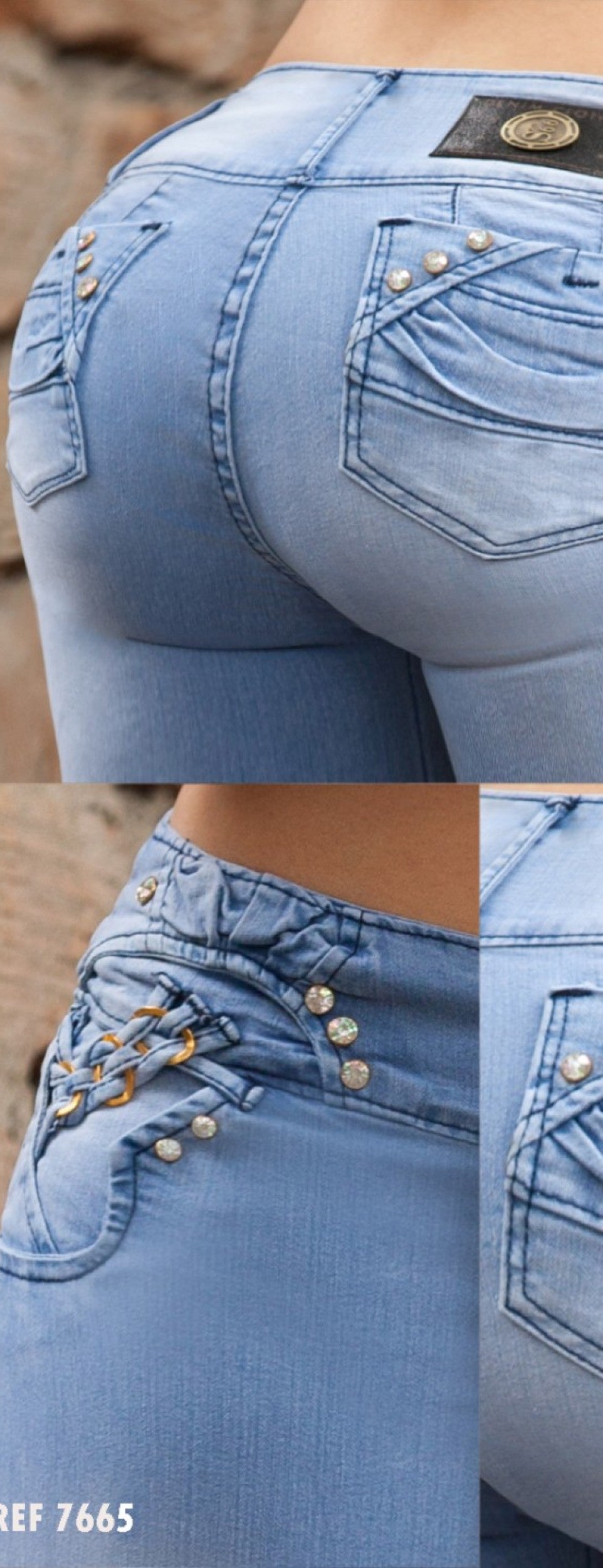 Ref. 014 -7665 Jean Estilo Despampanante - Ropa Colombiana