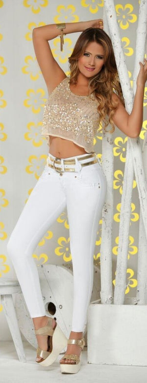 Ref. 017 -M2696 PANTALON COLOMBIANO MACONDO - Ropa Colombiana