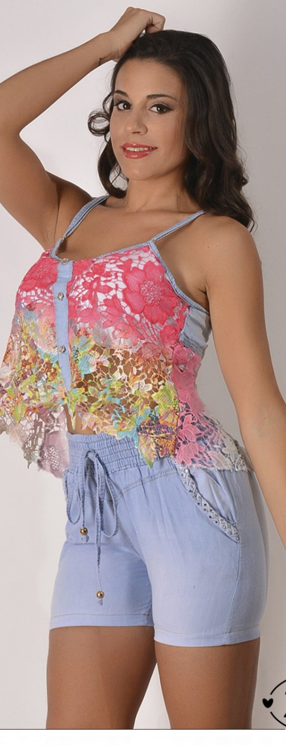 Ref. 016 -71352 Conjunto corto sexy - Ropa Colombiana