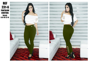 Ref. 043 -231 Leggins Control Abdomen - Ropa Colombiana