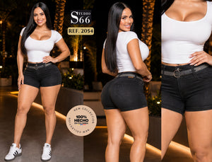 Ref. 061 -2054 Shorts vaqueros levanta cola - Ropa Colombiana