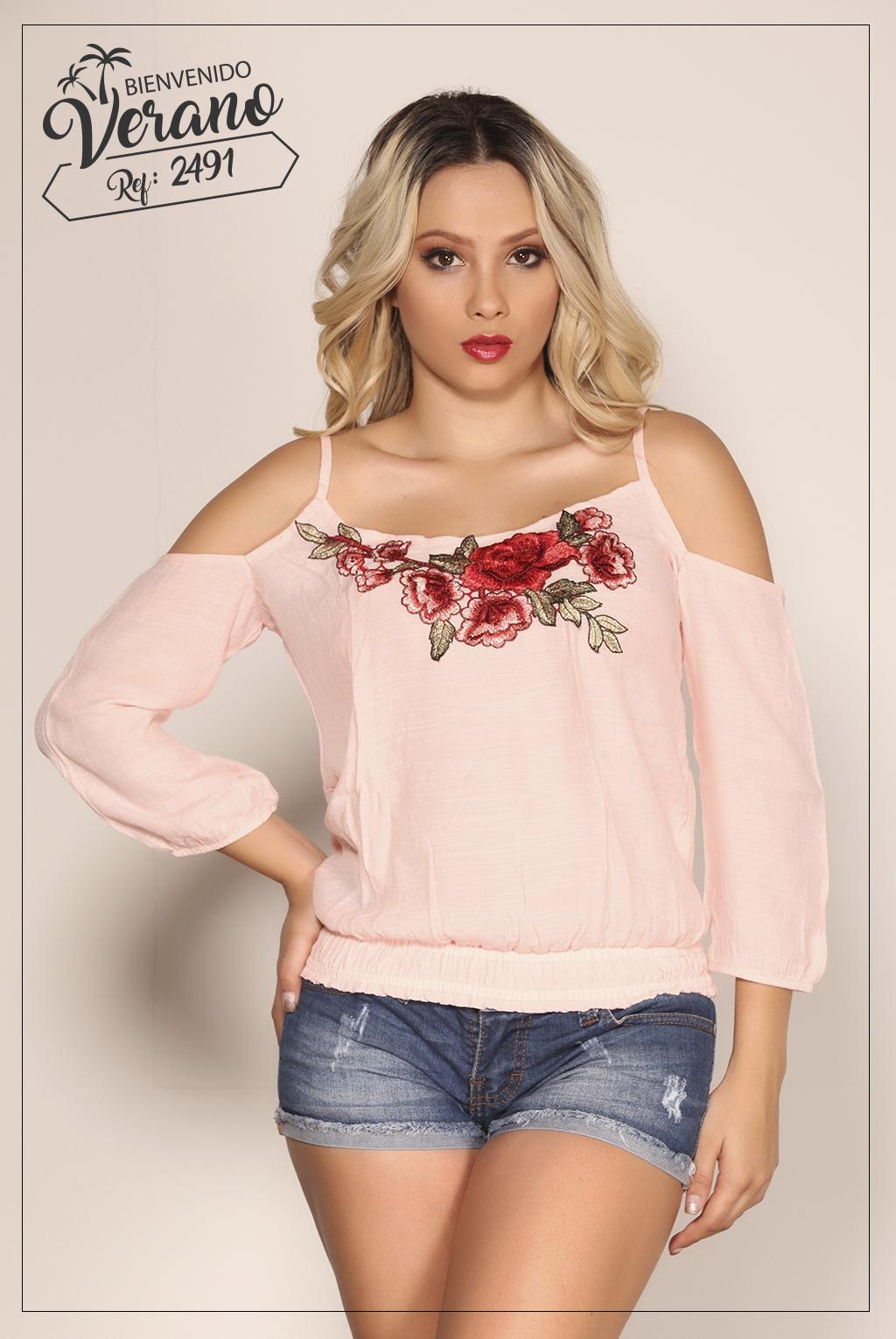Ref. 015 -2491 Blusa de Dama - Ropa Colombiana