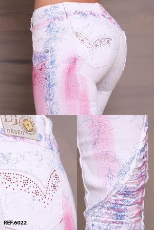 Ref. 006 -6022 Jean Colombiano Levantacola - Ropa Colombiana