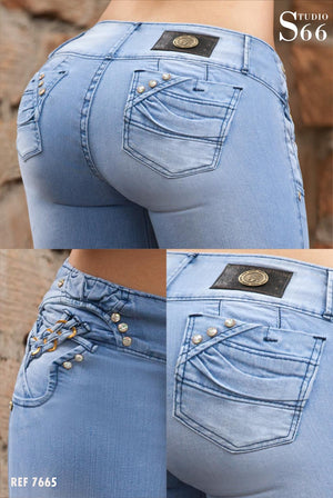 Ref. 014 -7665 Jean Estilo Despampanante - Ropa Colombiana