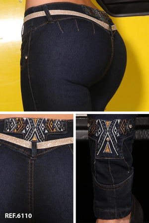 Ref. 006 -6110 Jean Levantacola - Ropa Colombiana