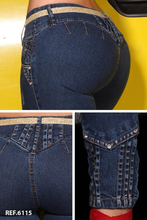 Ref. 006 -6115 Jean Deseo - Ropa Colombiana