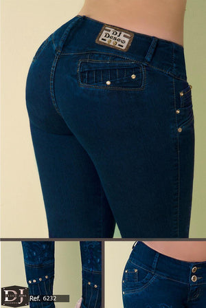 Ref. 006 -6232 Jeans Levantacola Colombiano Deseo - Ropa Colombiana