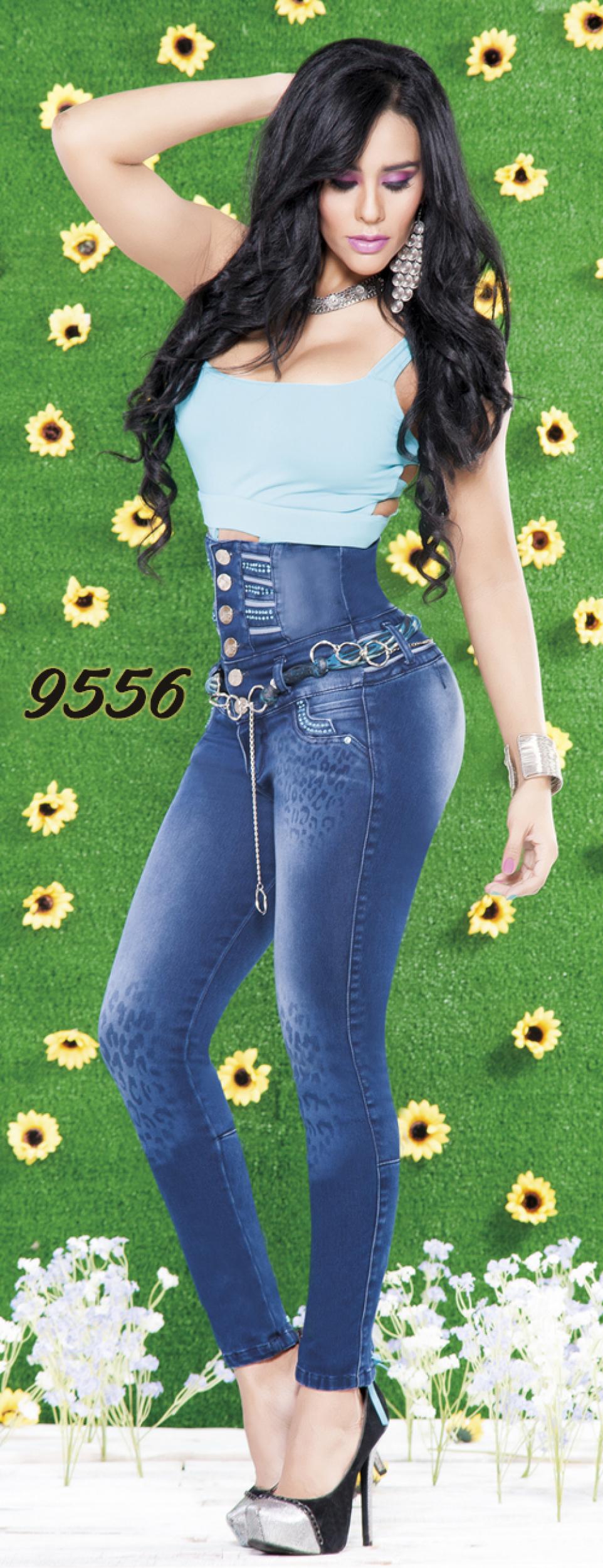 Ref. 001 -9556 JEAN COSTILLERO LEVANTA COLA - Ropa Colombiana