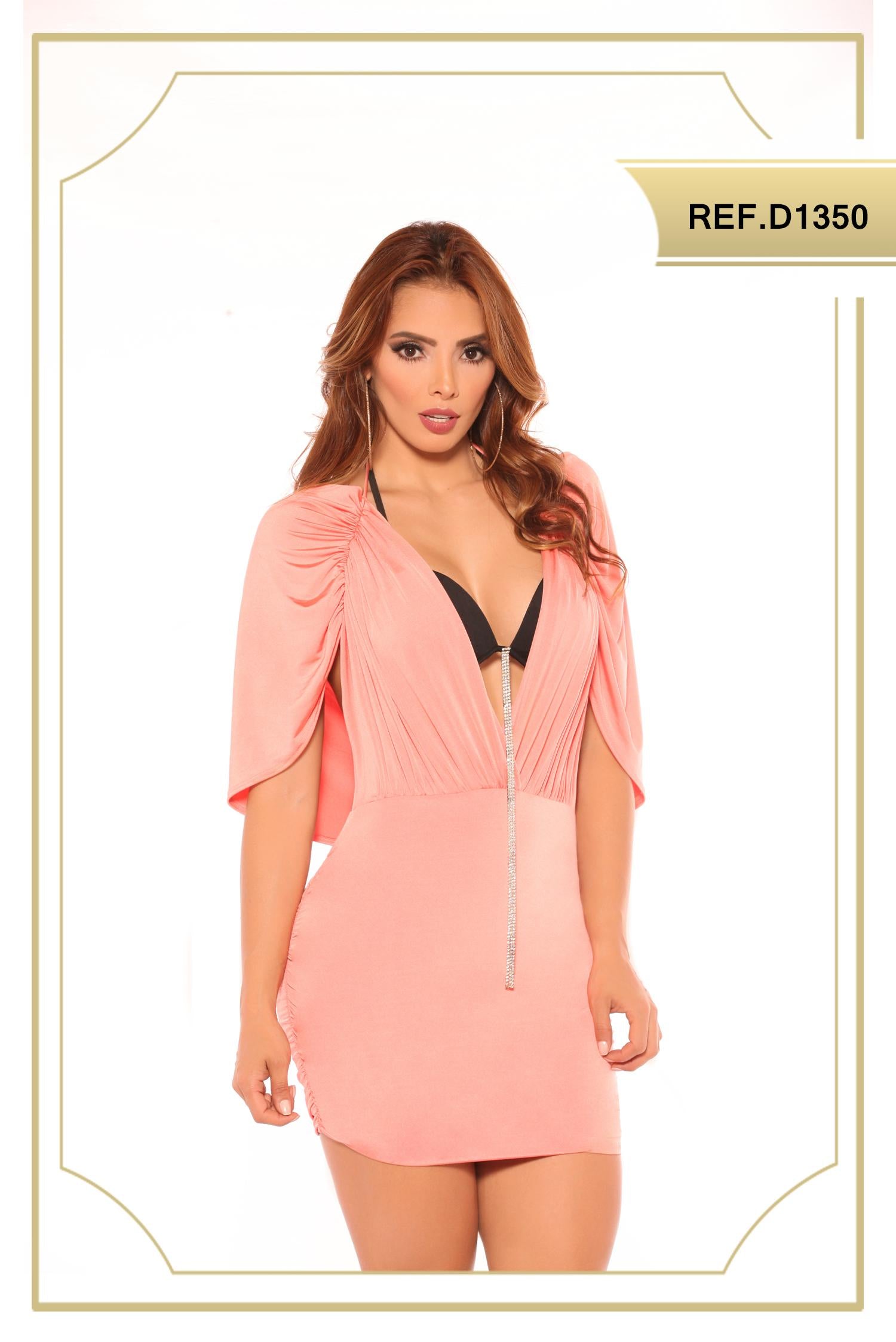 Ref. 003 -D1350 VESTIDO SEXY DAMA - Ropa Colombiana