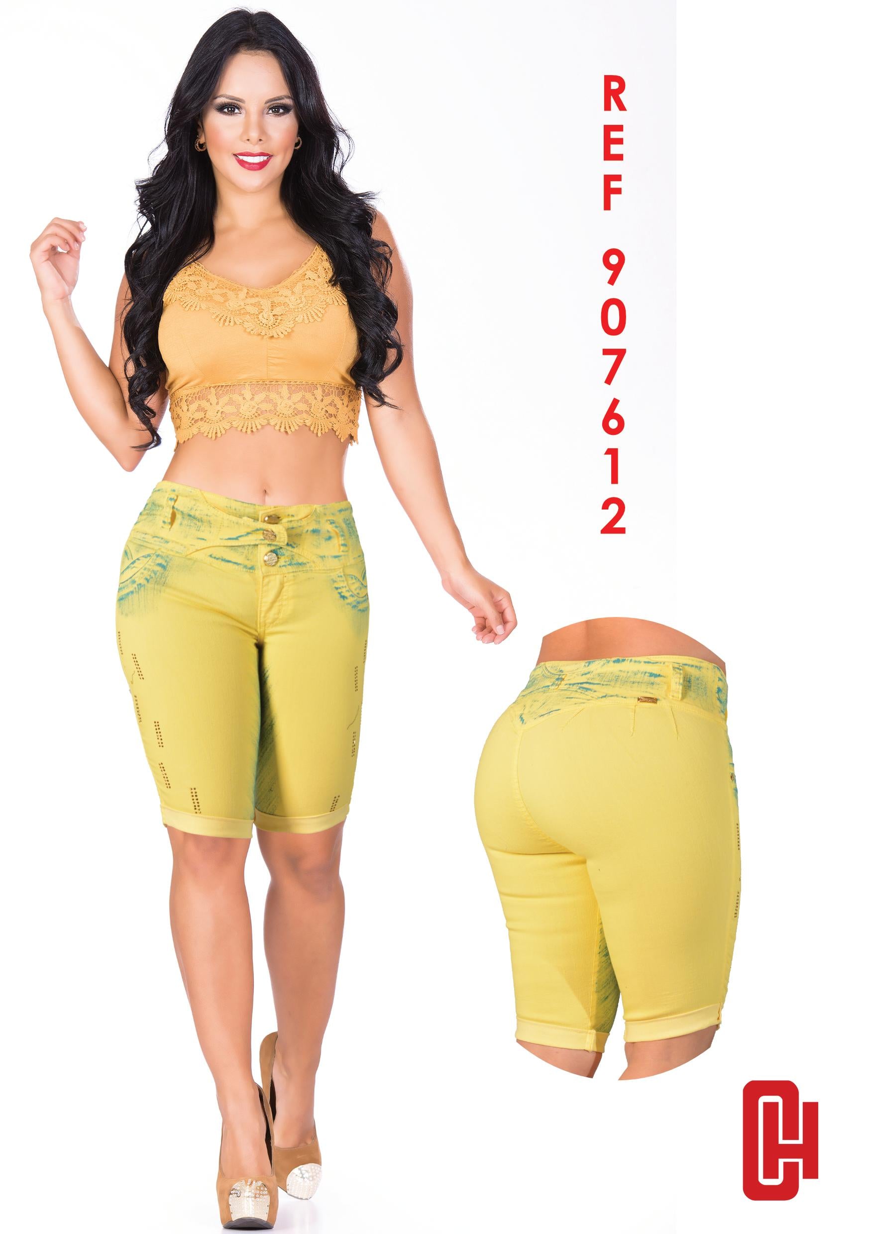 Ref. 001 -907612 Jean Hermoso Estampado - Ropa Colombiana
