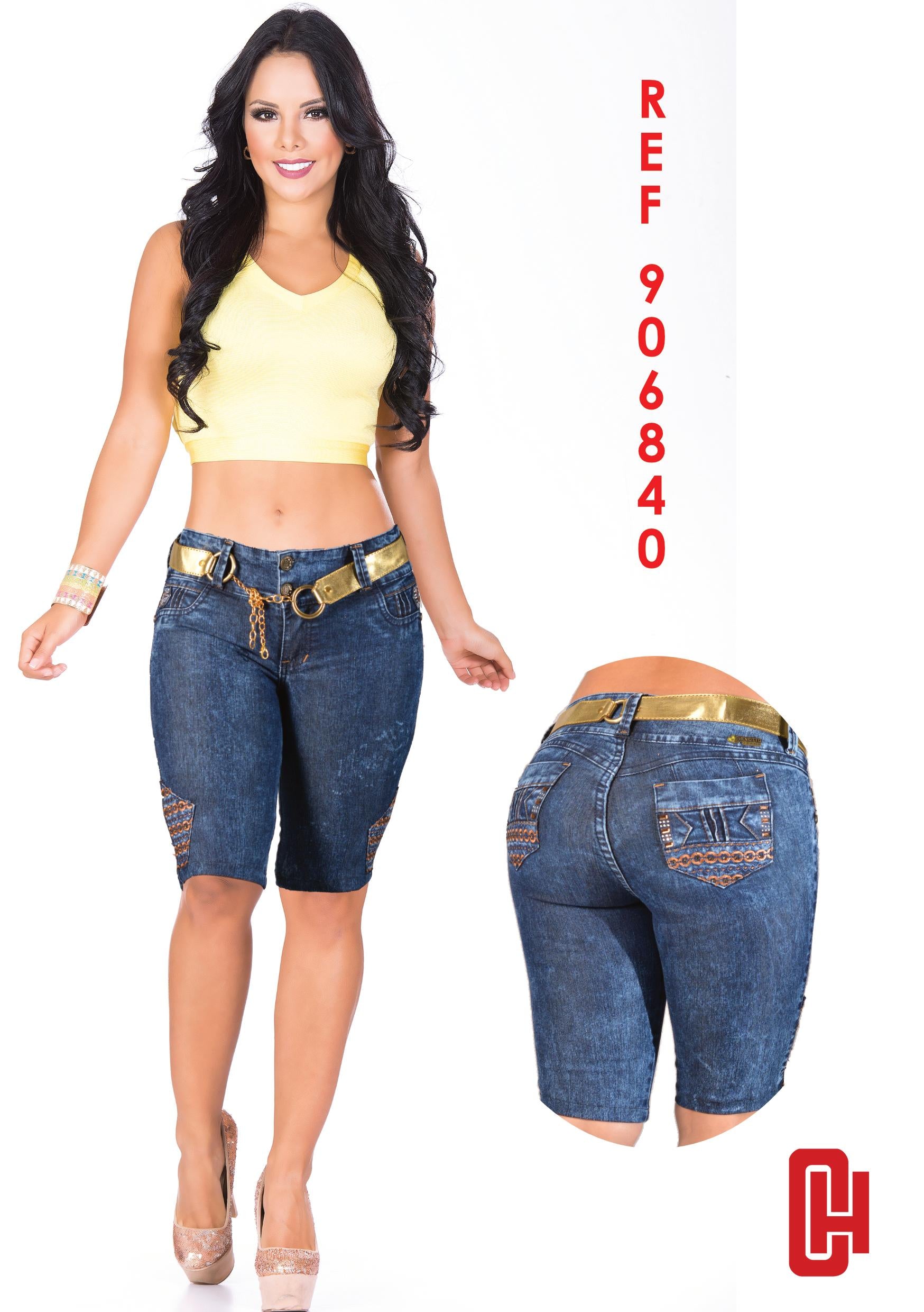 Ref. 001 -906840 Capri Jean Cheviotto - Ropa Colombiana