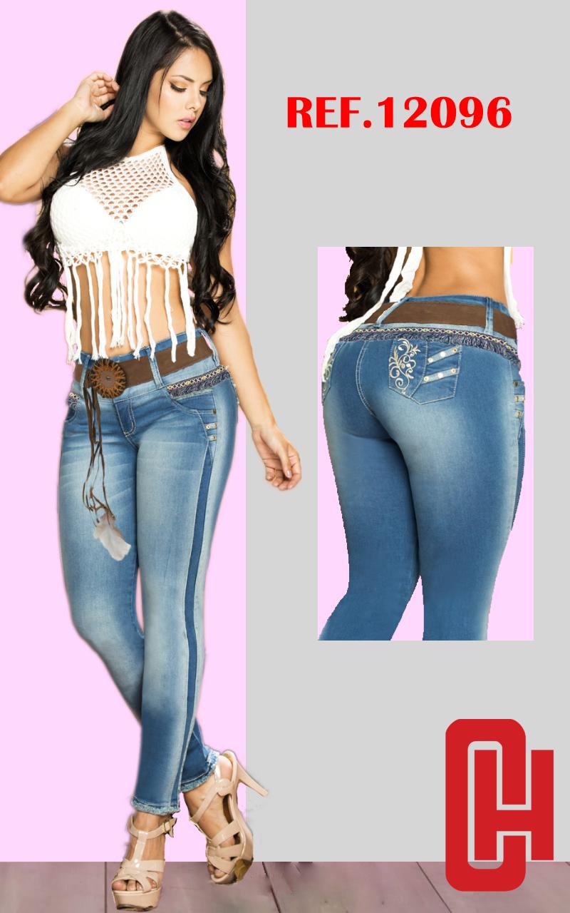 Ref. 001 -12096 Jean levantacola - Ropa Colombiana
