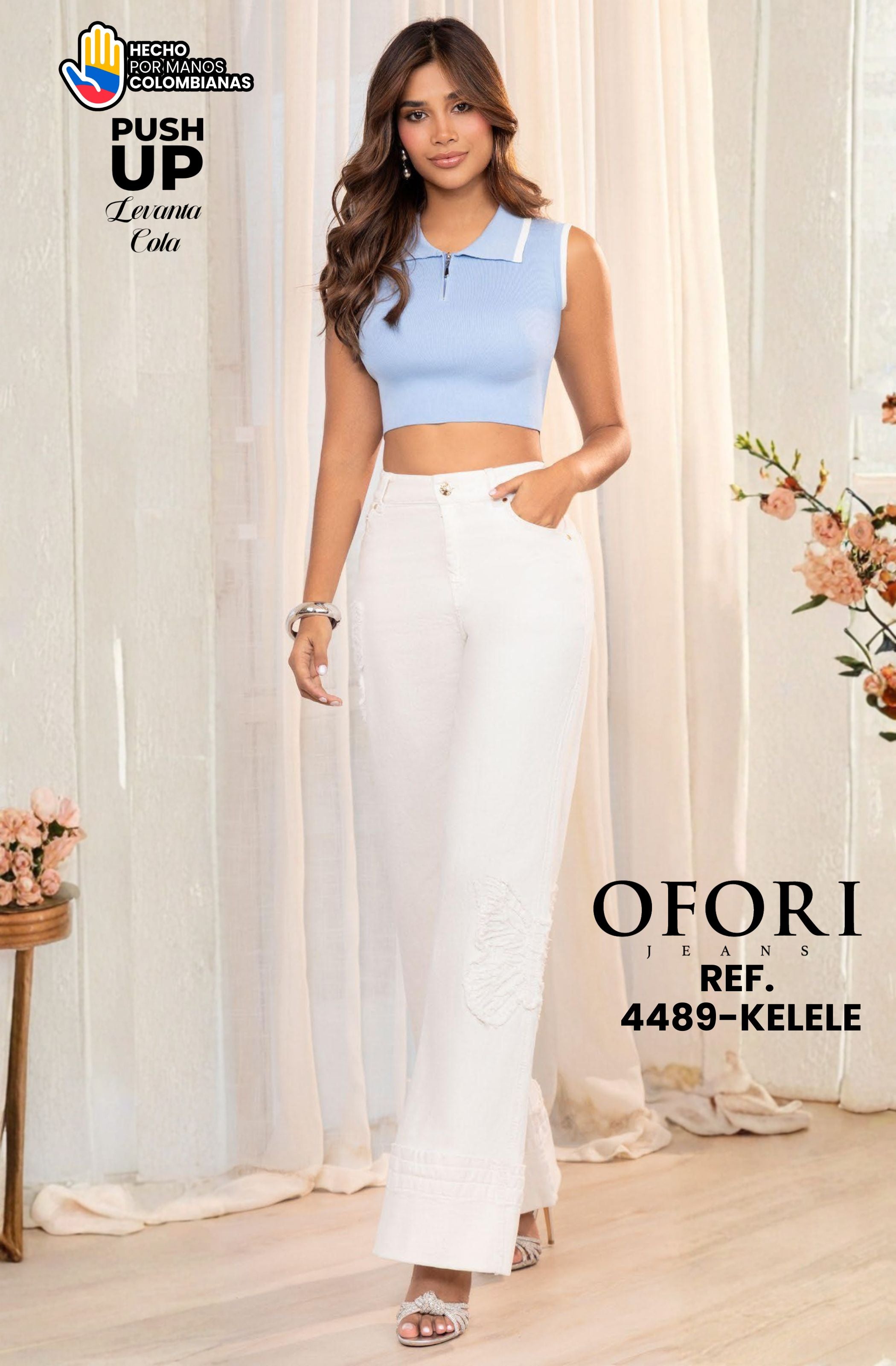 Referencia 8521447 -4489-KELELE Jean Colombiano con Bolsillos Push Up