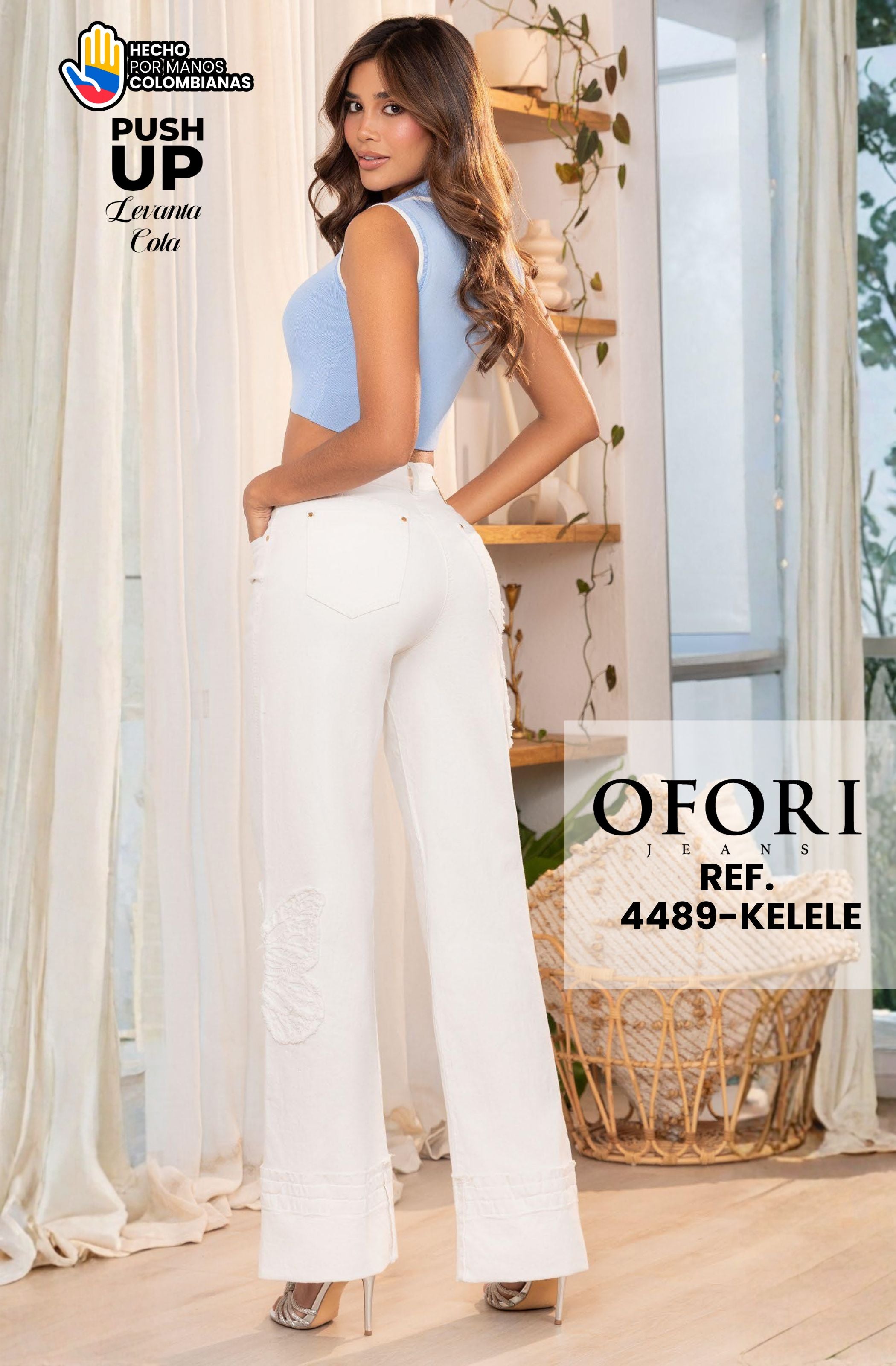 Referencia 8521447 -4489-KELELE Jean Colombiano con Bolsillos Push Up