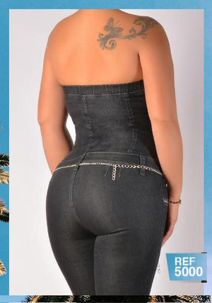 Ref. 003 -5000C Enterizo Capri Americano - Ropa Colombiana