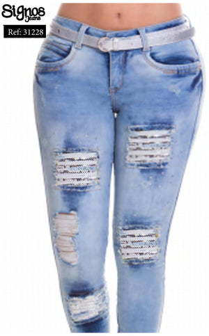 Ref. 041 -31228 Jean Dama Boutique - Ropa Colombiana