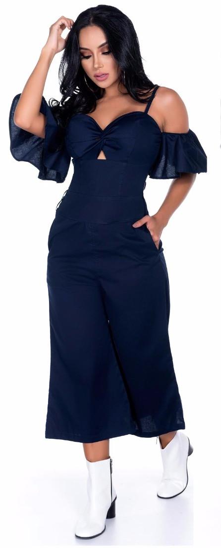 Ref. 016 -72545 Colombian Fashion Long Jumpsuit