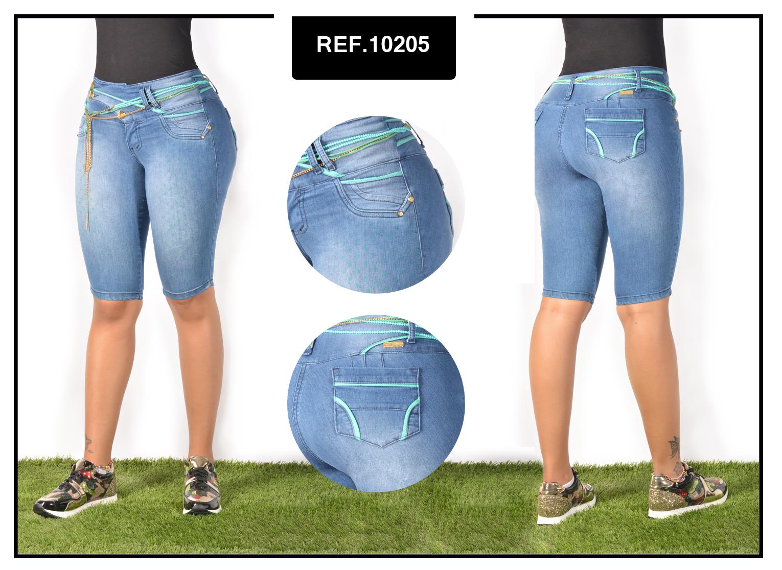 Ref. 001 -10205 JEAN CAPRI LEVANTA COLA COLOMBIANO - Ropa Colombiana