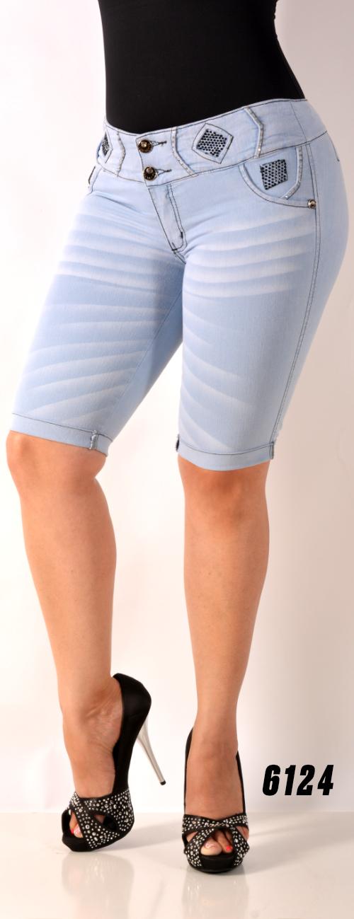 Ref. 001 -6124C Capri de Moda Levantacola - Ropa Colombiana