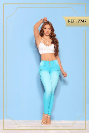Ref. 006 -7747 JEAN COLOMBIANO LEVANTACOLA - Ropa Colombiana