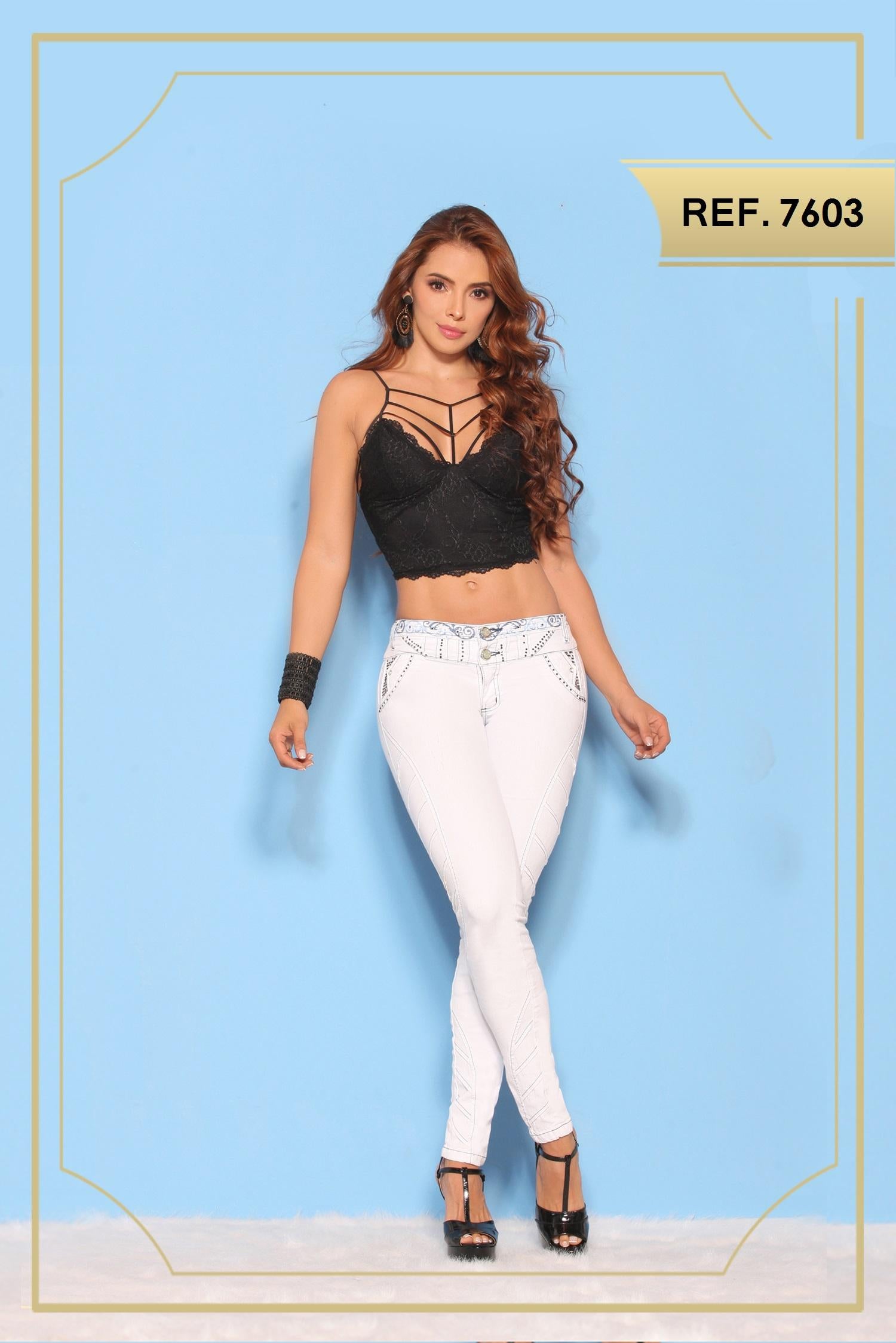 Ref. 014 -7603 Jean Sexy y Glamuroso - Ropa Colombiana