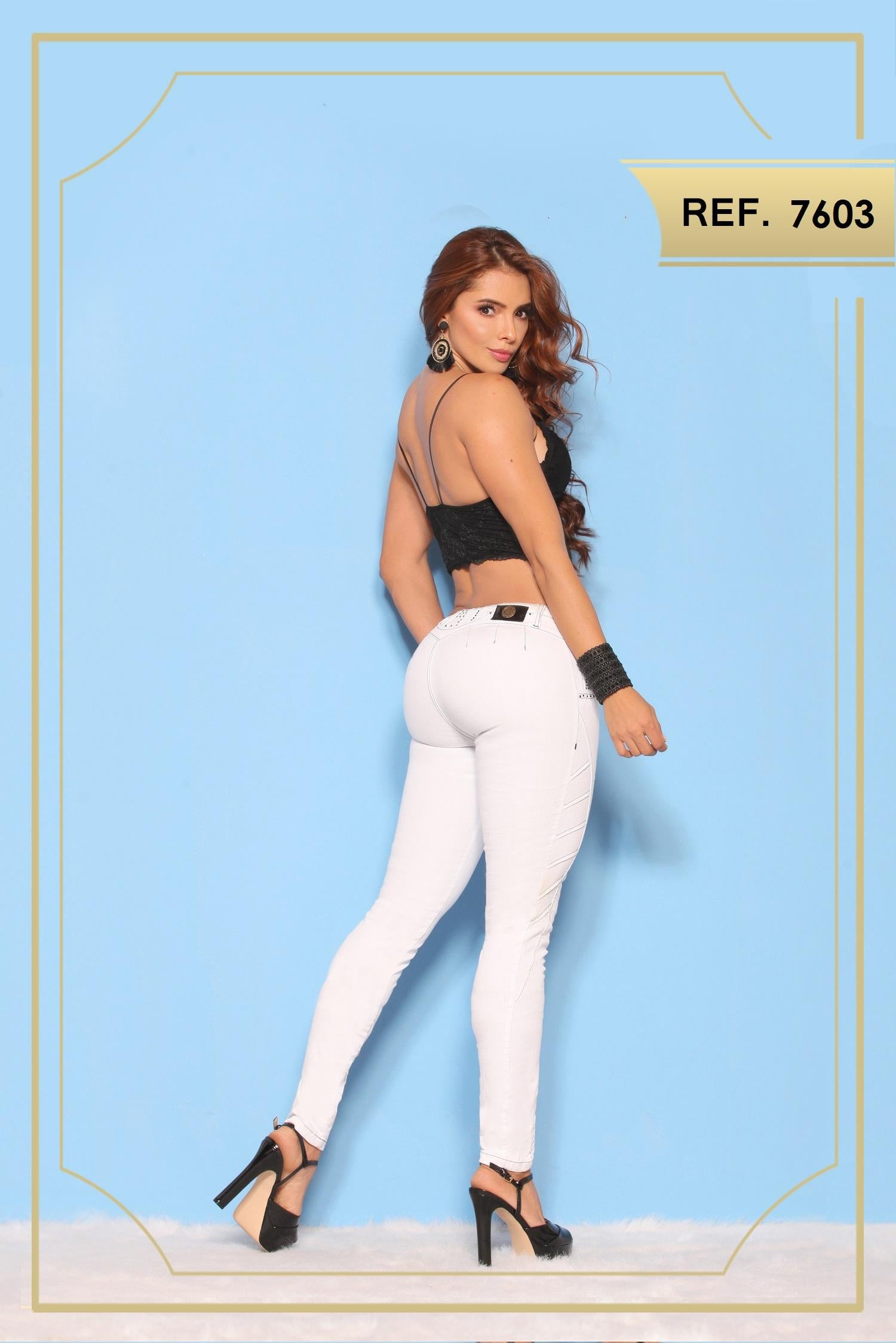 Ref. 014 -7603 Jean Sexy y Glamuroso - Ropa Colombiana