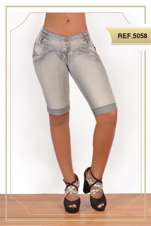 Ref. 001 -5058 Pantalon Capri Levanta cola Colombiano - Ropa Colombiana