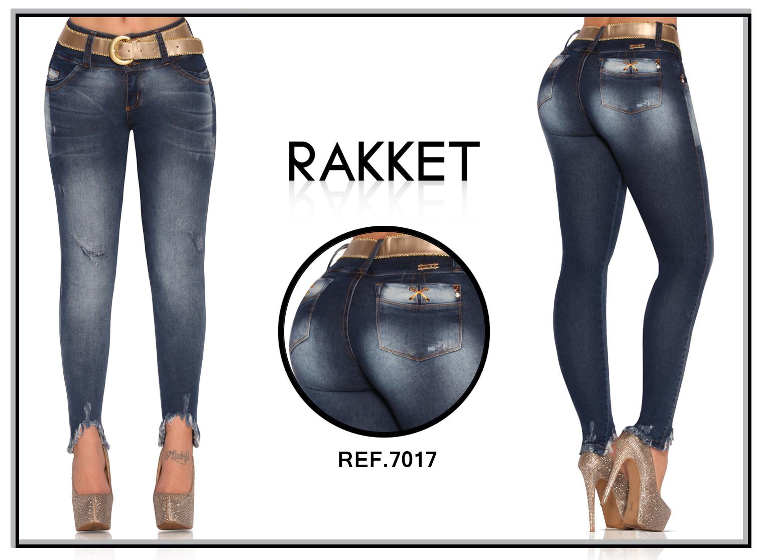 Ref. 006 -7017 Colombian Butt Lifter Jean With Pockets