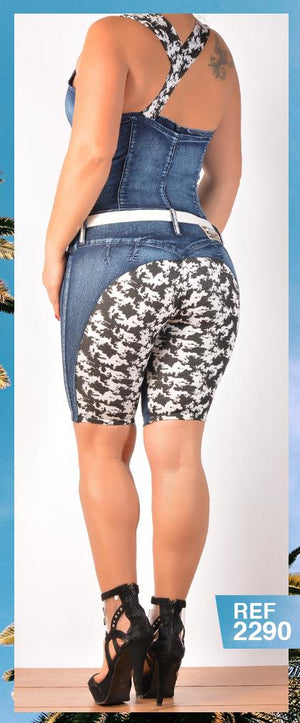 Ref. 007 -2290C Capri Enterizo de Moda Capoheira - Ropa Colombiana