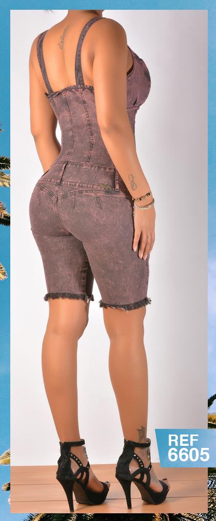Ref. 030 -6605C Enterizo Capri levantacola de Moda - Ropa Colombiana