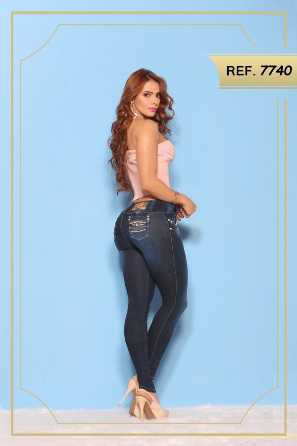 Ref. 006 -7740 JEANS LEVANTACOLA COLOMBIANO - Ropa Colombiana