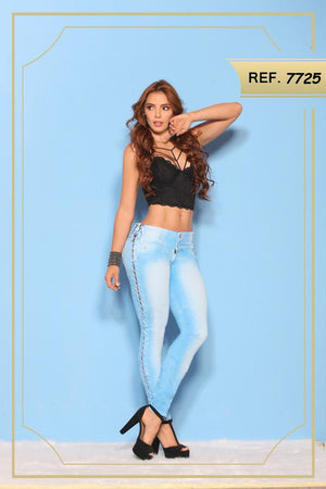 Ref. 006 -7725 Jean Estilo Latino - Ropa Colombiana