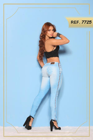 Ref. 006 -7725 Jean Estilo Latino - Ropa Colombiana