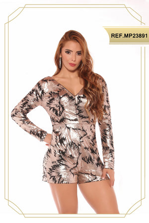 Ref. 003 -MP23891 Enterizo Sexy Americano - Ropa Colombiana