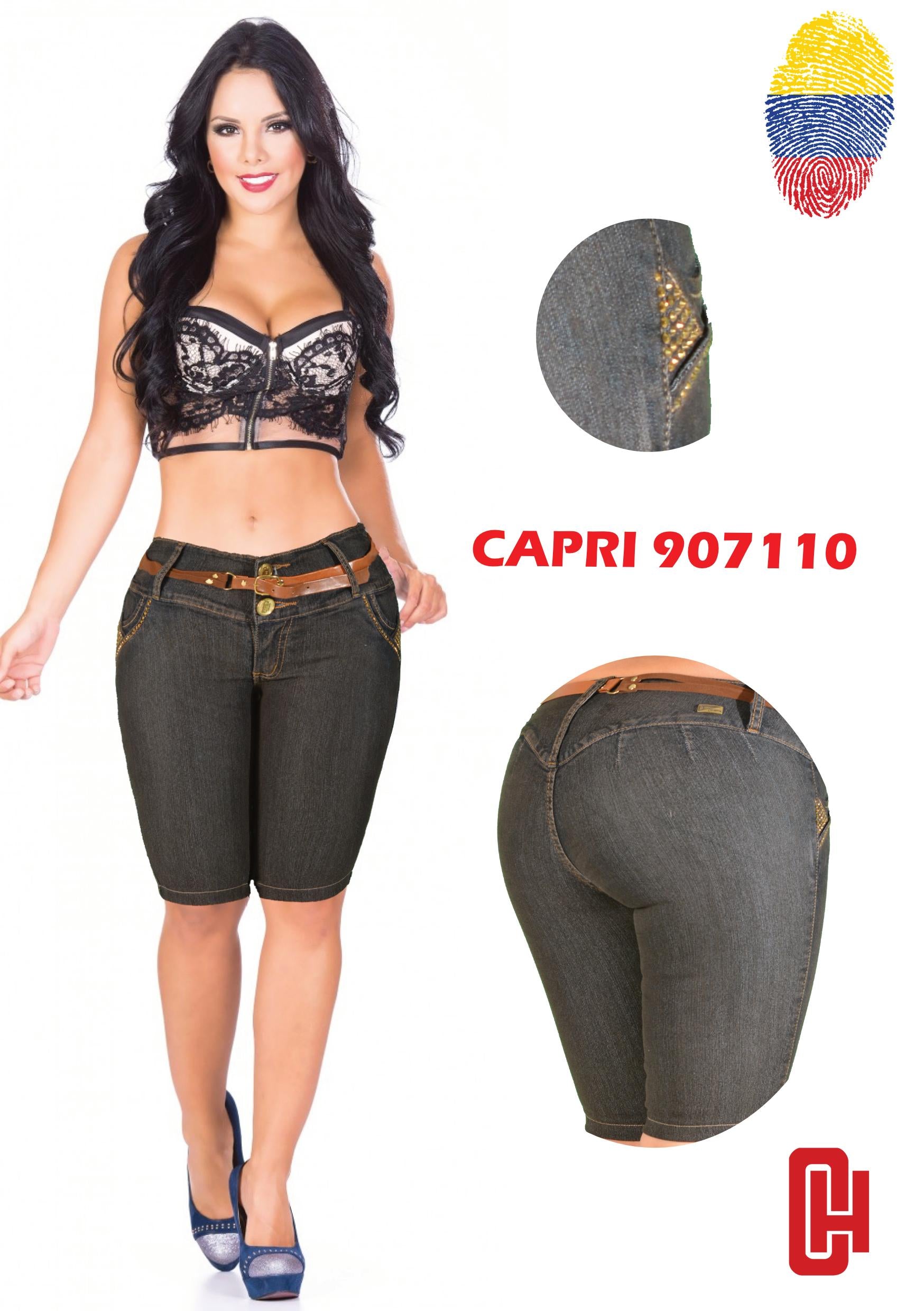 Ref. 001 - 907110 CH Jean Capri Colombiano Levantacola