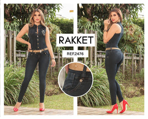 Ref. 006 -2476 Enterizo Colombiano Levantacola con Hombros descubiertos - Ropa Colombiana