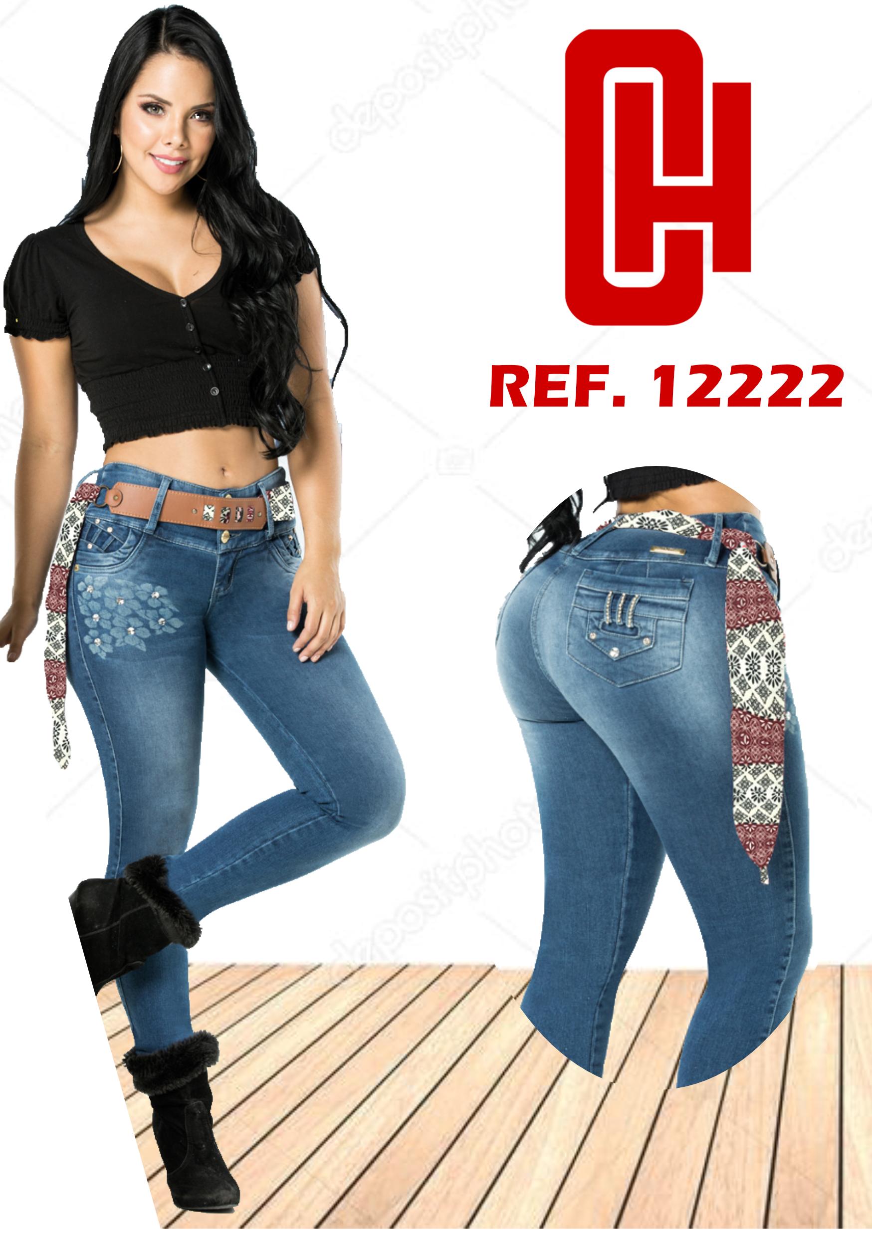 Ref. 001 -12222 Jean levantacola - Ropa Colombiana