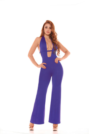 Ref. 004 -C1054 Enterizo Colombiano Super Sexy con Espalda Descubierta, escote profundo y lazo en la espalda. Botas Anchas - Ropa Colombiana