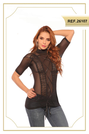 Ref. 004 -26107 BLUSA SEXY COLOMBIANA - Ropa Colombiana