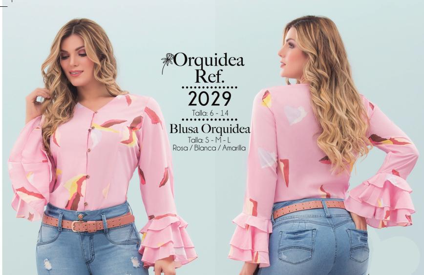 Ref. 068 -202934 Blusa Manga Larga Boleros hecha en Colombia