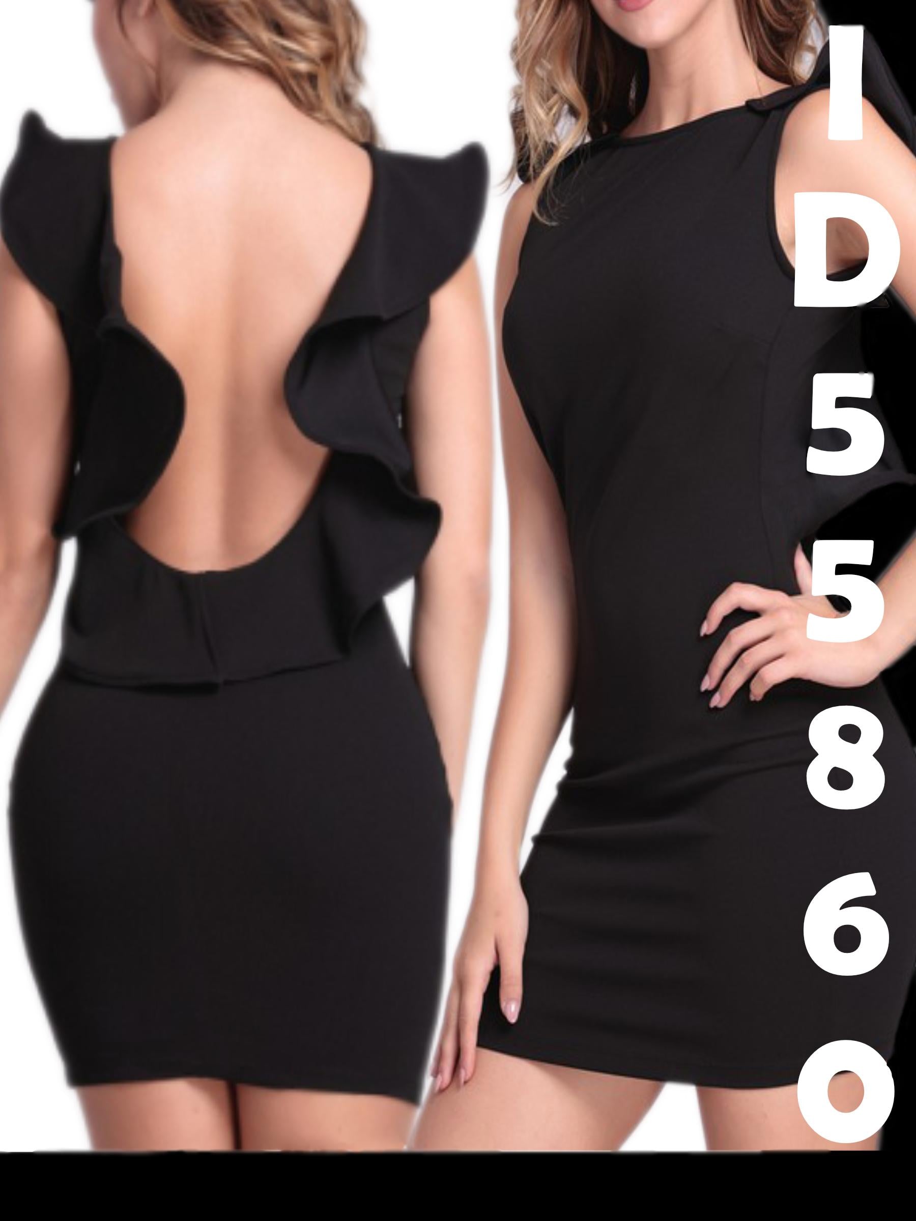 Ref. 003 -ID55860AP Vestido Corto Americano Para Fiesta - Ropa Colombiana