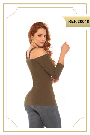 Ref. 004 -20048 Blusa de Moda Cereza - Ropa Colombiana