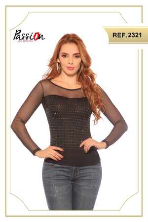 Ref. 030 -2321 Blusa Colombiana Passion - Ropa Colombiana