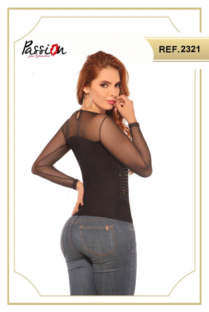 Ref. 030 -2321 Blusa Colombiana Passion - Ropa Colombiana