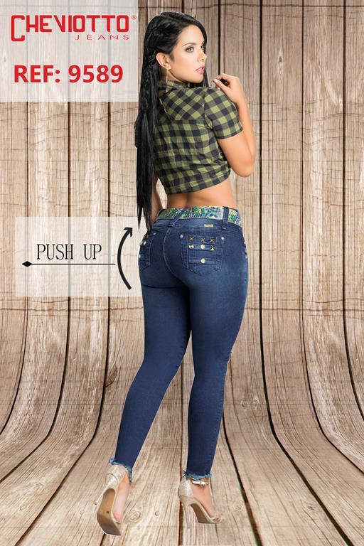 Ref. 001 -9589 Jeans con Bolsillos - Ropa Colombiana