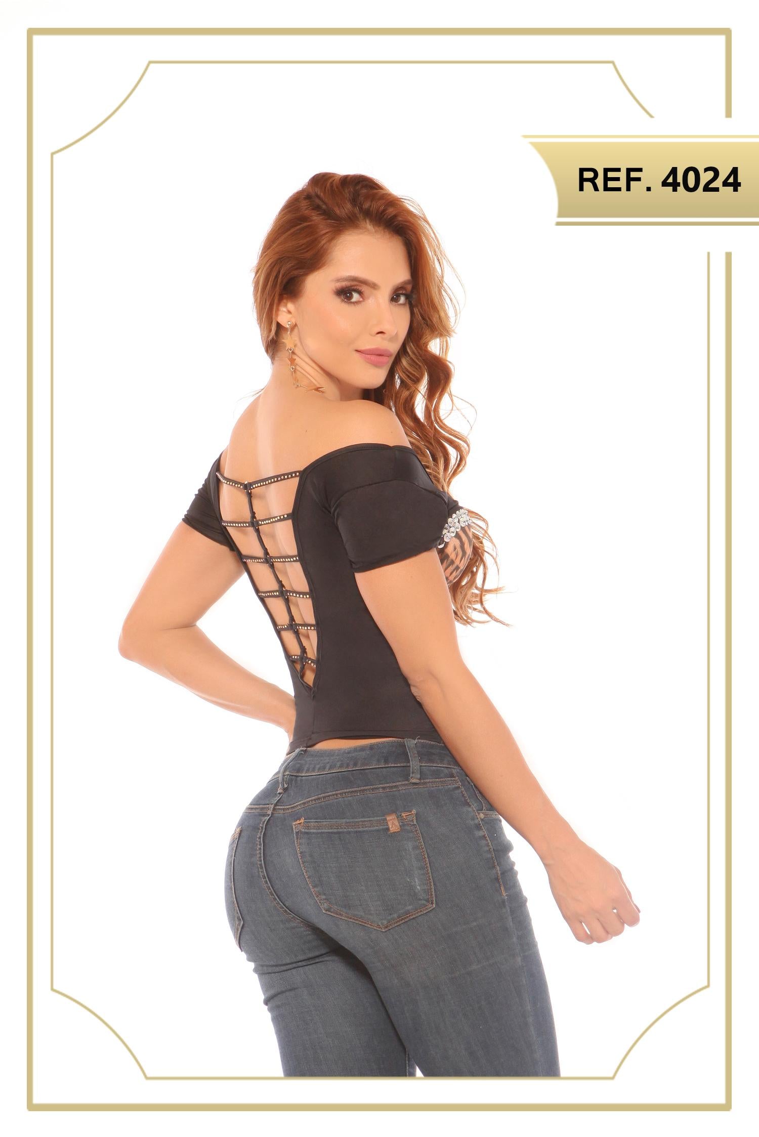 Ref. 004 -4024 Blusa Sexy Dama - Ropa Colombiana