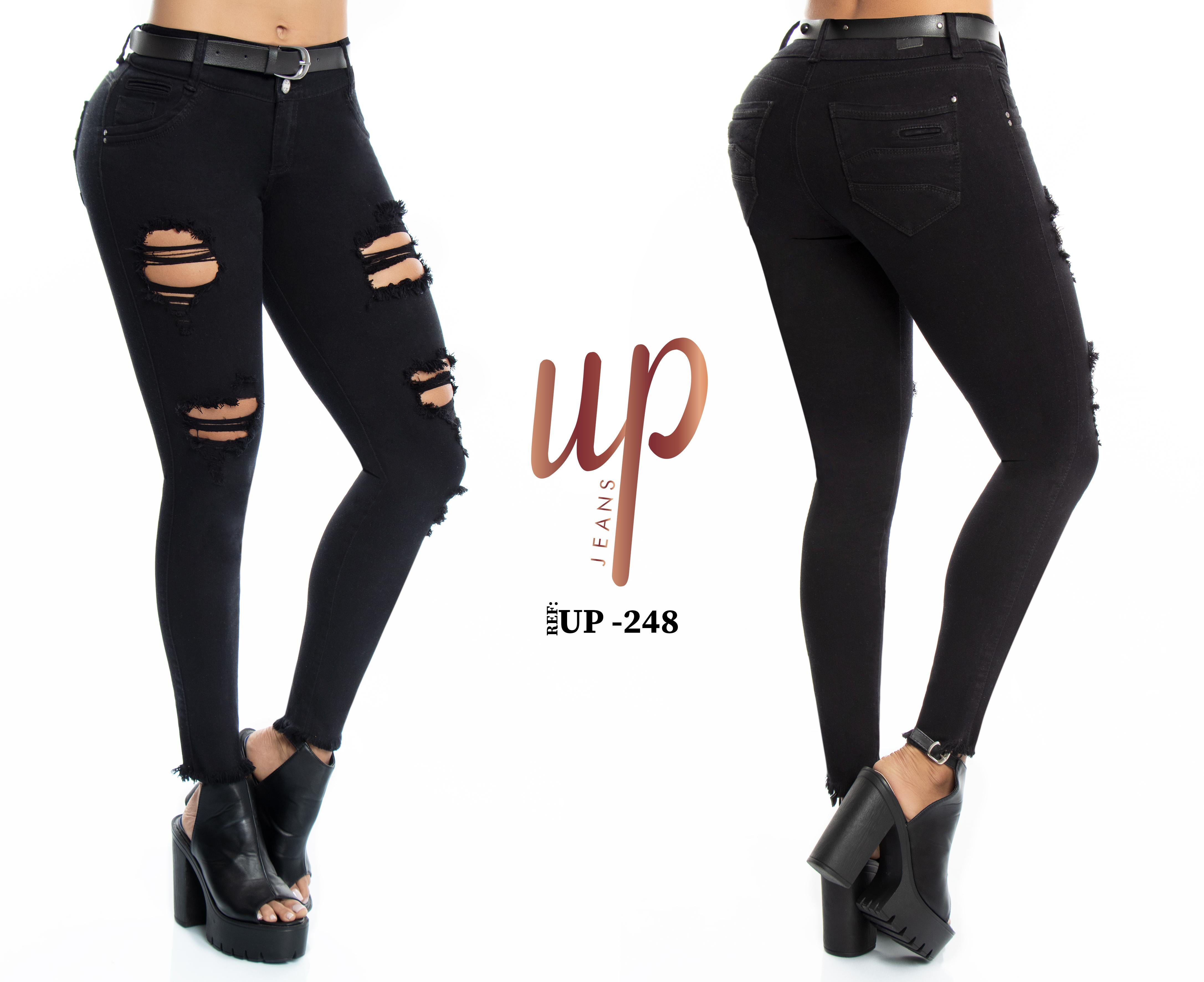 Ref. 037 -UP-248 Jeans Push Up Colombiano de Moda horma perfecta - Ropa Colombiana